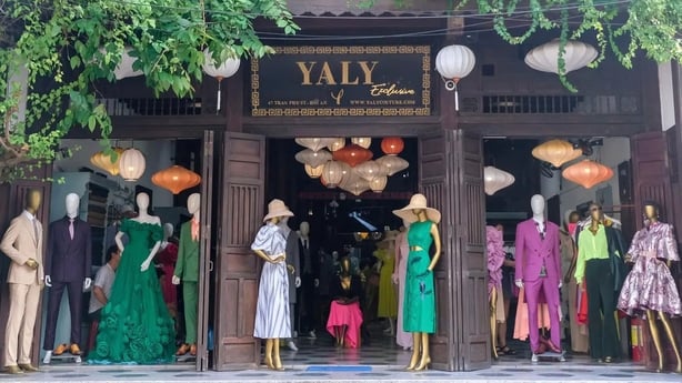 Clothes shop in Vietnam