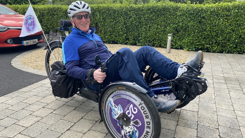 Conor O'Dea went from cycling competitively to being paralysed from the neck down after an accident seven years ago