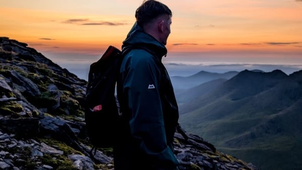 Mountaineer, Dann Cooney on top of Carrauntoohil in Co Kerry