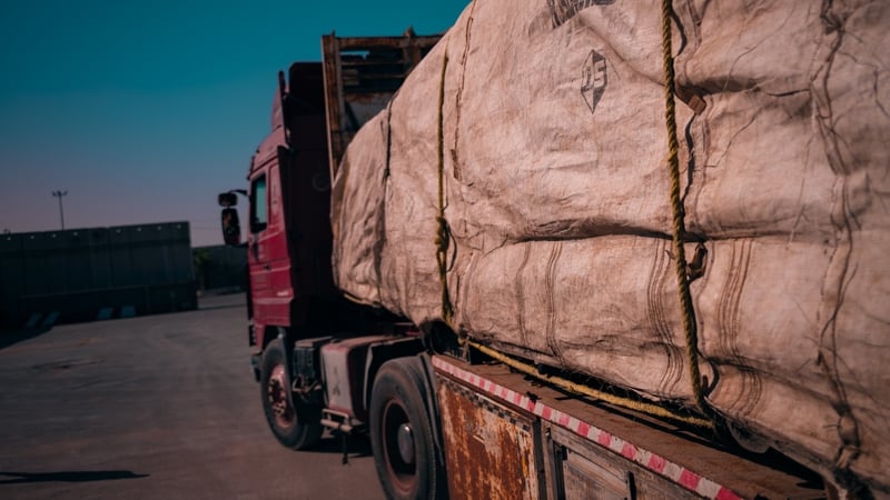 The aid consists of tents, blankets, household items and non-perishable food items (file photo)