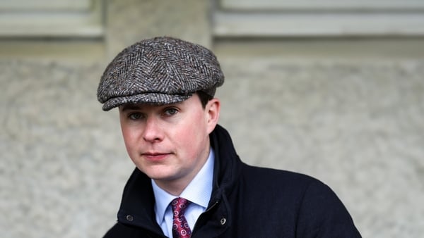 23 March 2025; Trainer Joseph Patrick O’Brien at Naas Racecourse in Naas, Kildare. Photo by Thomas Doolin/Sportsfile