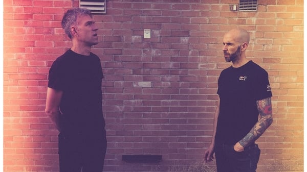 Portrait shot of Irish alt-rock duo Alpine Skies