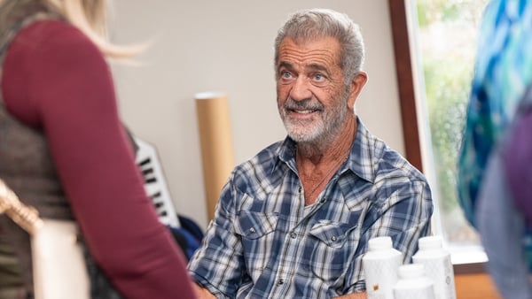 Mel Gibson pictured smiling at a Braveheart event in Trim, Co Meath