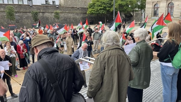 Derry protest for Gaza and Palestine