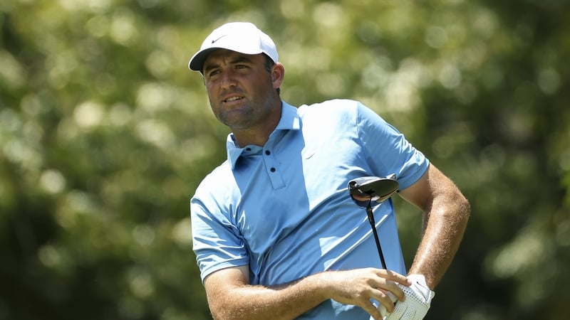 Scottie Scheffler sits in third place