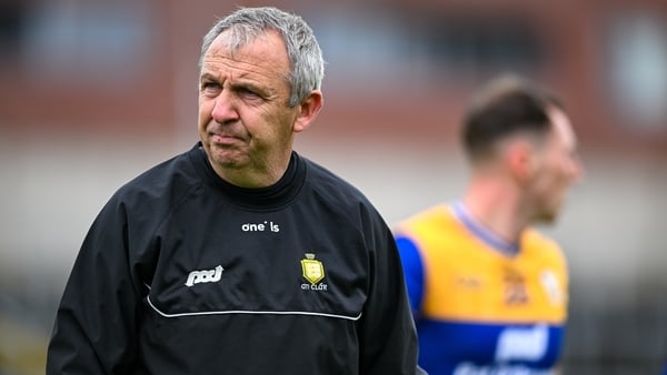 15 June 2025; Clare manager Peter Keane before the GAA Football All-Ireland Senior Championship Round 3 match between Louth and Clare at Laois Hire O'Moore Park in Portlaoise, Laois. Photo by Shauna Clinton/Sportsfile