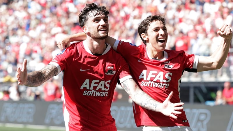 Troy Parrott (L) has suffered an untimely injury