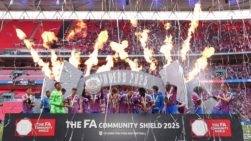 The Palace squad celebrate their win