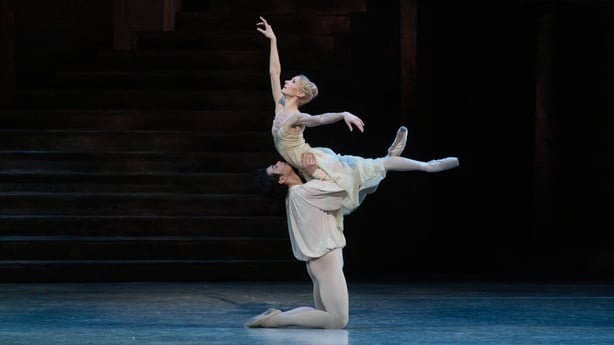 Ballerina Melissa Hamilton performing on stage