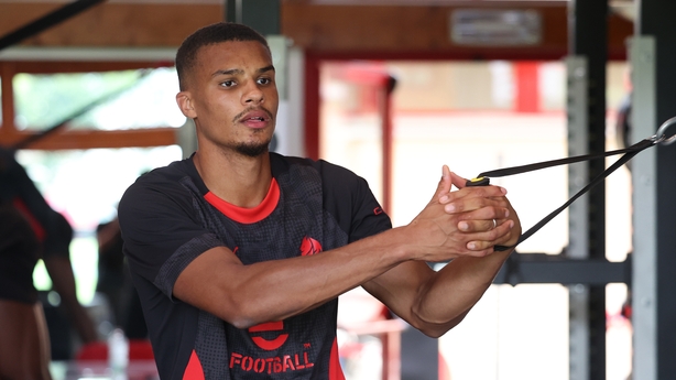 CAIRATE, ITALY - AUGUST 06: Malick Thiaw of AC Milan in action during the AC Milan training session on August 06, 2025 in Cairate, Italy. (Photo by Claudio Villa/AC Milan via Getty Images)