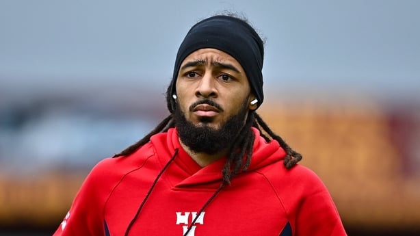 2 August 2025; Milan Mbeng of Shelbourne before the SSE Airtricity Men's Premier Division match between Sligo Rovers and Shelbourne at The Showgrounds in Sligo. Photo by Tyler Miller/Sportsfile