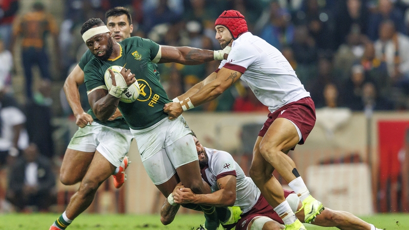 Siya Kolisi in action against Georgia last month