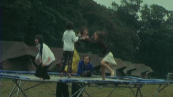 Catholic and Protestant children attend camp, 1975