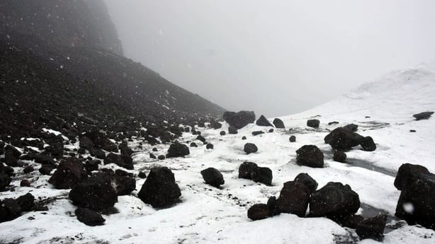 Antartic glacier site