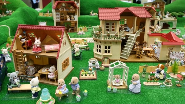 Picture of a Sylvanian families toy display