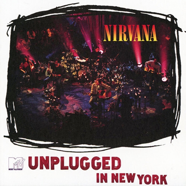 Front cover of the album Unplugged in New York by Nirvana