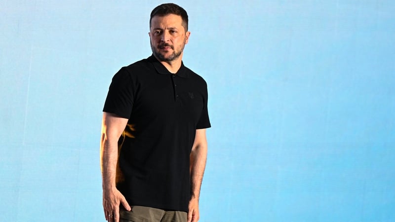 Volodymyr Zelensky has ruled out withdrawing troops from Ukraine's eastern Donbas region