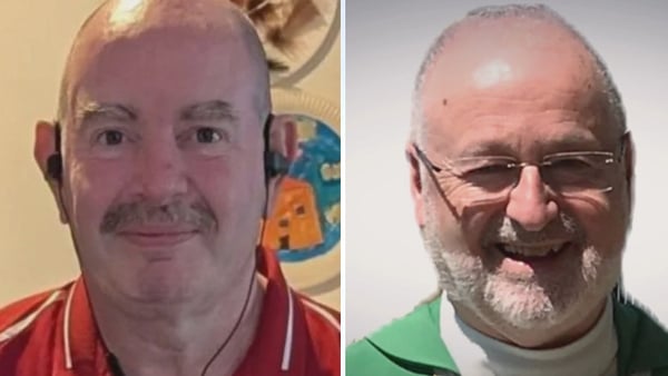 Pictures of Stephen Brannigan and Canon John Murray