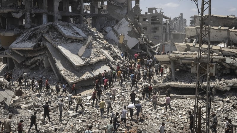 Many parts of Gaza have been destroyed due to Israel's bombardment, which hasn't featured heavily in Israeli media