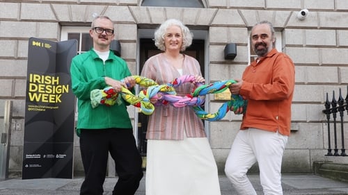 Emmett Scanlon, Director of the Irish Architecture Foundation, Mary Blanchfield, CEO of Design & Crafts Council Ireland and Tom Watts, DCCI Head of Design