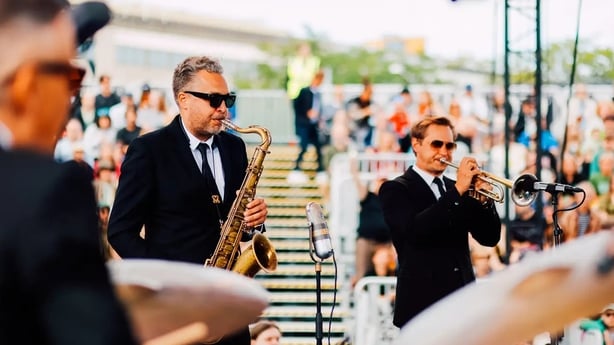 The Five Corners Quintet perform a 20th anniversary gig at Flow Festival