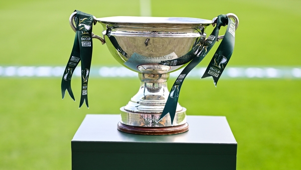20 October 2024; A general view of the FAI Cup before the Sports Direct Women's FAI Cup Final between Athlone Town and Shelbourne at Tallaght Stadium in Dublin. Photo by Stephen McCarthy/Sportsfile