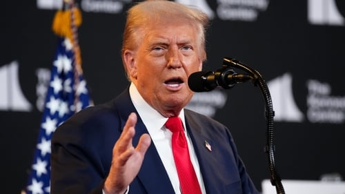 Donald Trump, speaking at the Kennedy Center, did not provide a timeframe for a second meeting