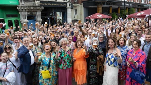 People enjoying the Cork on a Fork festival in the city