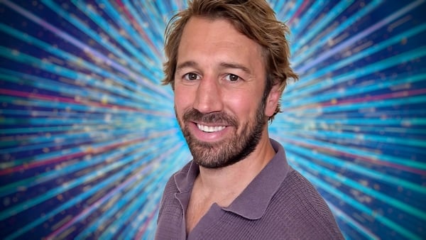 Strictly Come Dancing promotional photo showing a smiling Chris Robshaw