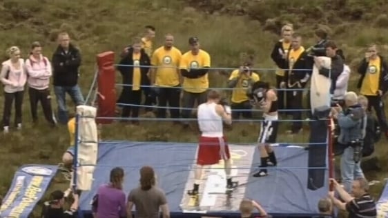 Boxing on Carrauntoohill 2010