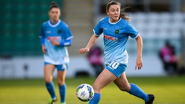 Dublin , Ireland - 12 December 2020; Eleanor Ryan-Doyle of Peamount United during the FAI Women's Senior Cup Final match between Cork City and Peamount United at Tallaght Stadium in Dublin. (Photo By Stephen McCarthy/Sportsfile via Getty Images)