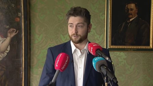 Gareth Sheridan officially launched his presidential campaign in Dubin