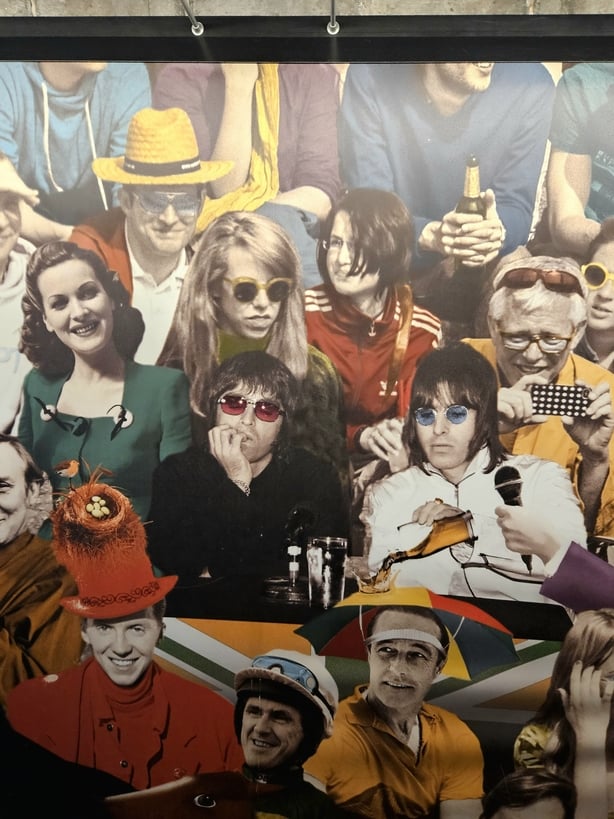 shot from Oasis tour at EPIC museum in Dublin