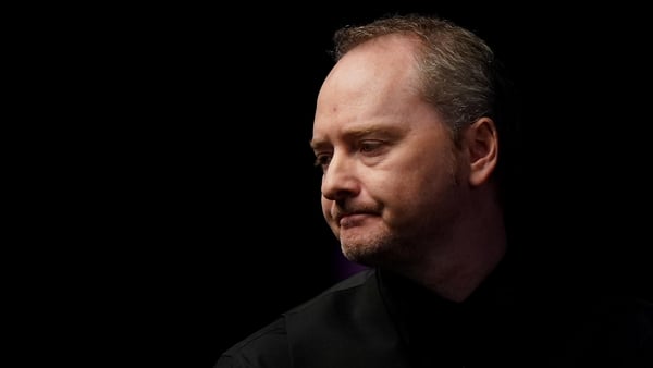Graeme Dott during his match against Jack Lisowski during day seven of the Cazoo UK Championship at the York Barbican in 202