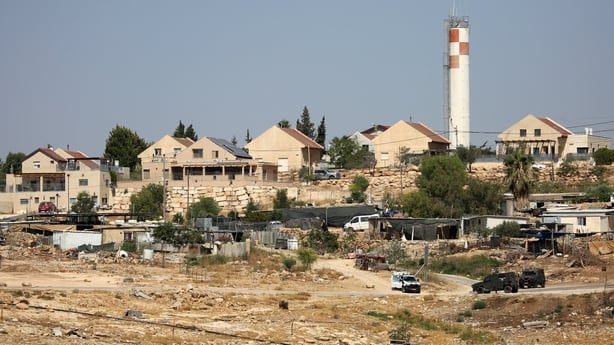 An Israeli settlement in the West Bank