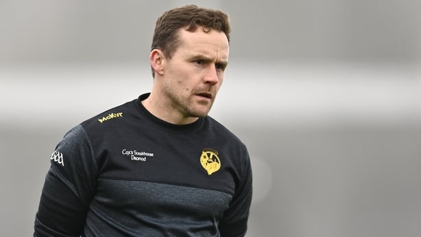 6 January 2023; Leitrim manager Andy Moran before the Connacht FBD League Round 1 match between Leitrim and Galway at the NUI Galway Connacht GAA Air Dome in Bekan, Mayo. Photo by David Fitzgerald/Sportsfile