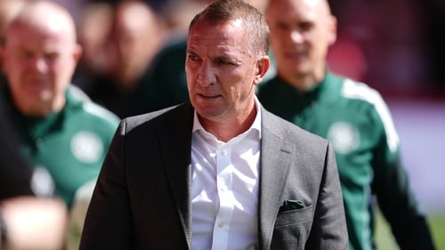 Brendan Rodgers pictured at Pittodrie last weekend