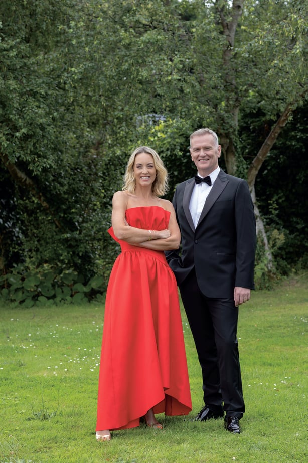 Kathryn Thomas and Dáithí Ó Sé