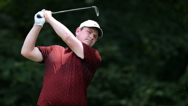 OWINGS MILLS, MARYLAND - AUGUST 14: Robert MacIntyre
of Scotland plays his shot from the fifth tee during the first round of the BMW Championship 2025 at Caves Valley Golf Club on August 14, 2025 in Owings Mills, Maryland. (Photo by Kevin C. Cox/Getty Ima