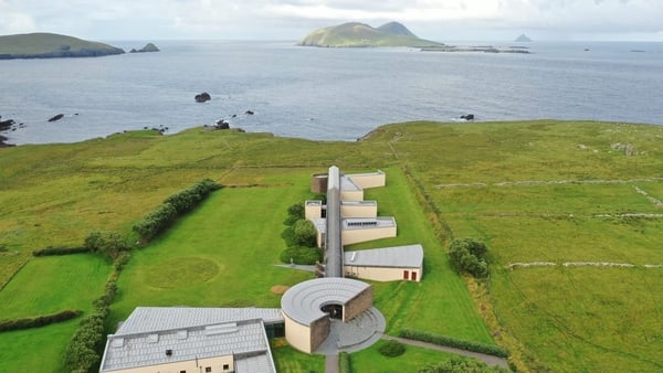 An aerial view of Ionad an Bhlascaoid in Co Kerry
