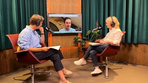 Dr Ciarán O'Carroll speaking to Louise Byrne and Fiona Mitchell on Behind the Story