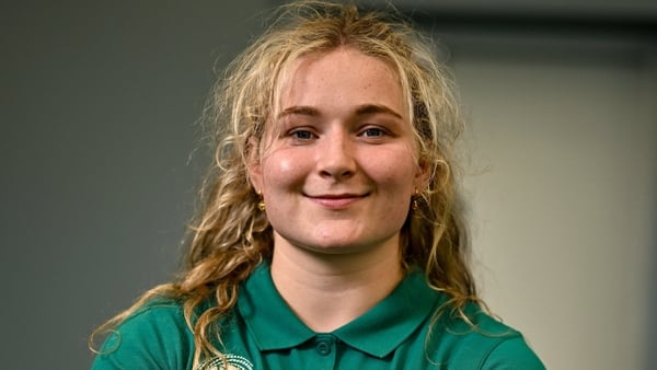 14 August 2025; Sadhbh McGrath poses for a portrait during an Ireland Women Rugby media conference at the IRFU High Performance Centre in Dublin. Photo by David Fitzgerald/Sportsfile
