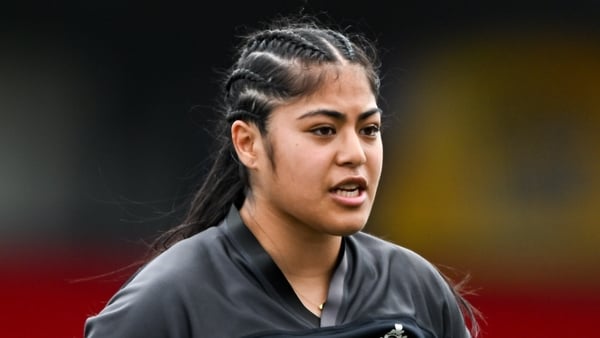 2 August 2025; Ivana Kiripati of Ireland before the Women's Rugby World Cup warm-up match between Ireland and Scotland at Virgin Media Park in Cork. Photo by Shauna Clinton/Sportsfile