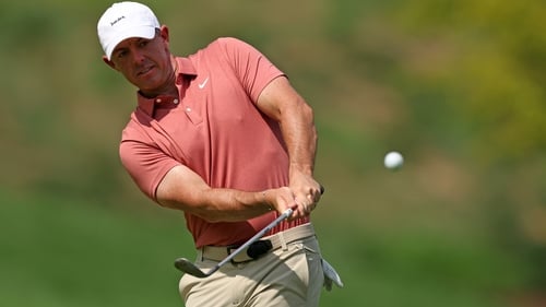 Rory McIlroy shot a four-under 66