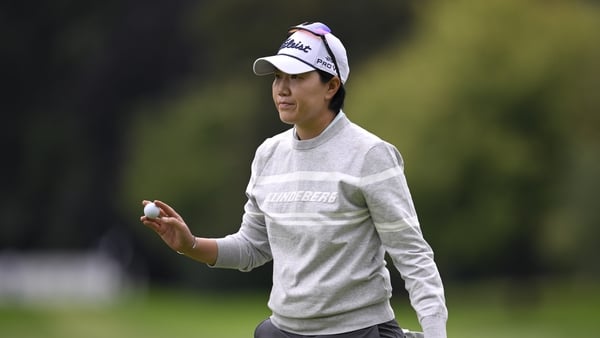 Jeongeun Lee5 in action at the Portland Classic