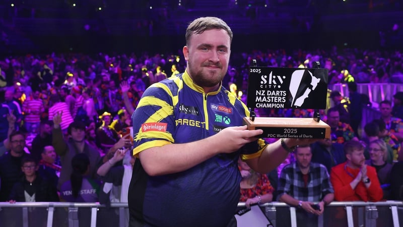 Luke Littler averaged more than 115 in an 8-4 final success over Luke Humphries. Photo: PDC