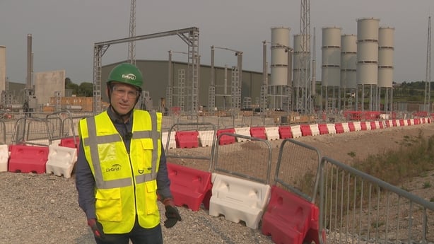 EirGrid's Onshore Project Manager Shane Cooney standing.