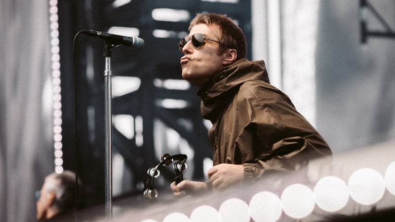 Liam Gallagher puckers up. Photo: Big Brother Recordings