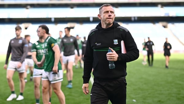 22 June 2025; Fermanagh manager Kieran Donnelly after his side's defeat in the Tailteann Cup semi-final match between Kildare and Fermanagh at Croke Park in Dublin. Photo by Piaras Ó Mídheach/Sportsfile