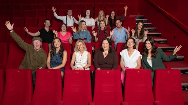 TG4 presenters with TG4 DG Deirdre Ní Choistín in Dublin's Light House Cinema